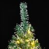 vidaXL Artificial Christmas Tree 150 LEDs & Flocked Snow 150 cm