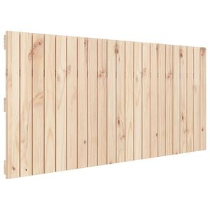 vidaXL Wall Headboard 140x3x60 cm Solid Wood Pine