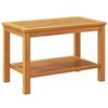 vidaXL Side Table Brown 70 x 40 x 45 cm Solid Acacia Wood