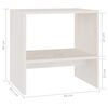 vidaXL Bedside Cabinets 2 pcs White 40x30.5x40 cm Solid Pinewood