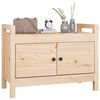 vidaXL Hall Bench 80x40x60 cm Solid Wood Pine