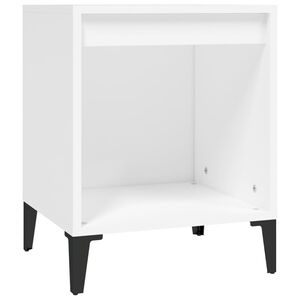 vidaXL Bedside Cabinet | White | Engineered wood | Standard | Bedside Cabinet