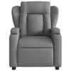 vidaXL Electric Massage Recliner Chair Dark Grey Fabric