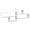 vidaXL Wall Shelf White 167,5x18x68 cm Engineered Wood