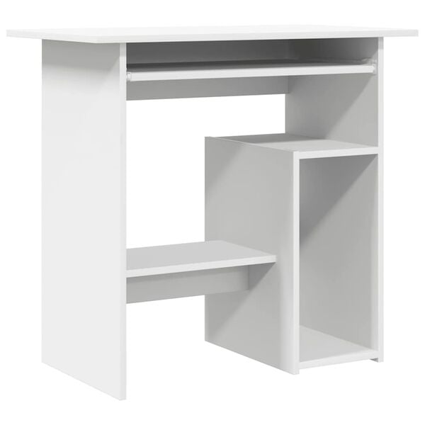 vidaXL Desk White 80x45x74 cm Engineered Wood