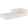 vidaXL Modular Sofa Unit Cream 70x70x54 Fabric