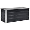 vidaXL Raised Bed | Anthracite | Galvanised steel | 100x40x45cm | Sturdy