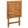 vidaXL 3 Piece Folding Bistro Set with Cushions Solid Wood Acacia