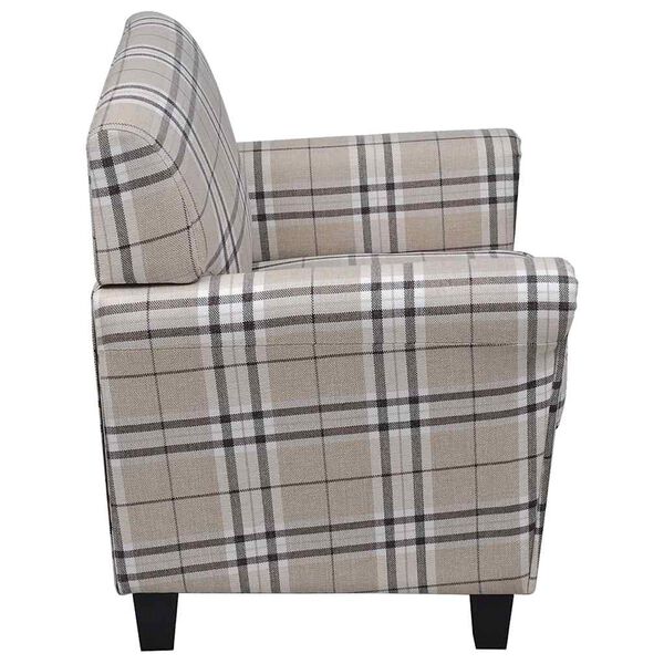 vidaXL Sofa Chair with Cushion Cream Fabric