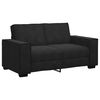 vidaXL 3 Piece Sofa Set with Cushions Black Velvet
