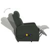 vidaXL Stand up Massage Chair Anthracite Faux Leather