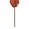 vidaXL Garden Parasol with Wooden Pole 270 cm Terracotta