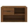 vidaXL Shoe Cabinet Brown Oak 80x35x45 cm Engineered Wood