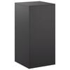vidaXL Plant Stand Black 40 x 40 x 80 cm Steel