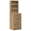 vidaXL Dressing Table Brown 78.5 x 41 x 135 cm Engineered wood