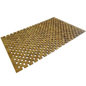 vidaXL Bath Mat | Natural wood colour | Acacia wood | 80x50 cm | Acacia Bath Mat