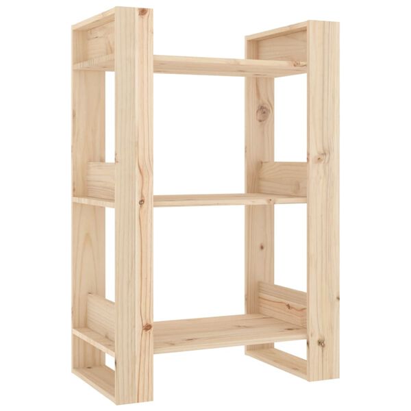 vidaXL Book Cabinet/Room Divider 60x35x91 cm Solid Wood Pine