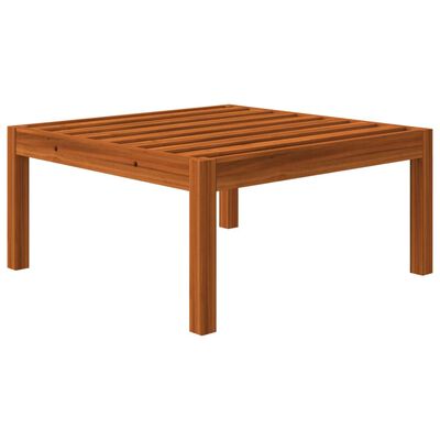 vidaXL Garden Footstool with Cushion Solid Acacia Wood