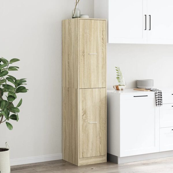 vidaXL Apothecary Cabinet&nbsp;Sonoma Oak 40x41x174.5 cm Engineered Wood