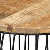 vidaXL Coffee Table &Oslash;68 cm Rough Mango Wood