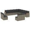 vidaXL Patio Sofa Set 13-Seaters Grey