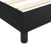 vidaXL Box Spring Bed with Mattress&LED Black 137x187 cm Double Size Faux Leather