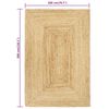 vidaXL Handmade Rug Jute 200x300 cm