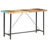 vidaXL Bar Table 180x70x107 cm Solid Reclaimed Wood