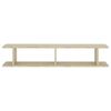 vidaXL Wall Shelf 2 pcs Sonoma Oak 105x18x20 cm Engineered Wood