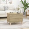 vidaXL Coffee Table Sonoma Oak 60x44.5x45 cm Engineered Wood