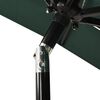 vidaXL 3-Tier Garden Parasol with Aluminium Pole Green 2x2 m