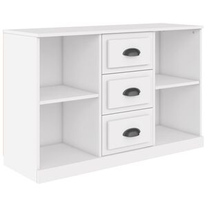 vidaXL Sideboard White 104,5x35,5x67,5 cm Engineered Wood