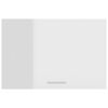 vidaXL Hanging Cabinet Lyon High Gloss White 60x31x40 cm Engineered Wood