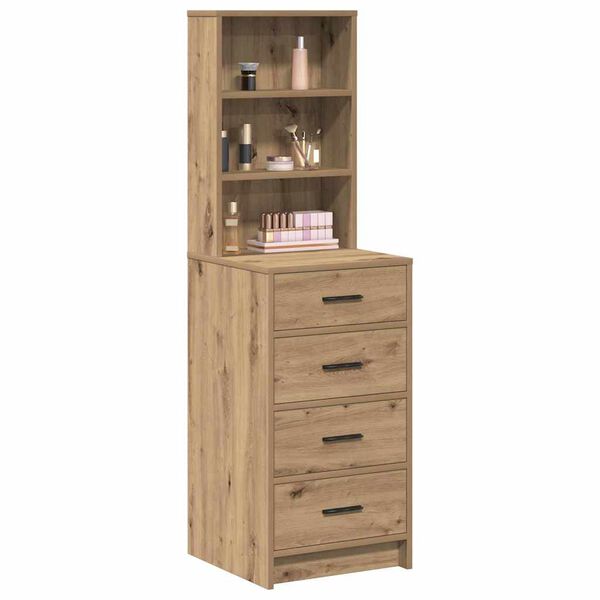 vidaXL Highboard Artisan oak 40 x 41 x 135 cm Engineered wood