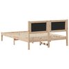 vidaXL Bed Frame with Headboard Dark Grey 150 x 200 cm Solid Pine Wood