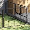 vidaXL Dog Kennel Black 8 m&sup2; Steel