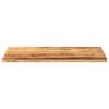vidaXL Table Top 100x60x1.5 cm Rectangular Solid Wood Rough Mango