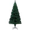 vidaXL Artificial Christmas Tree with Stand Green 180 cm Fibre Optic