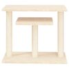 vidaXL Cat Scratching Posts with Platforms Cream 62.5 cm