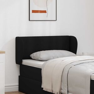 vidaXL Headboard Ear Black 40 x 23 x 6 cm PVC