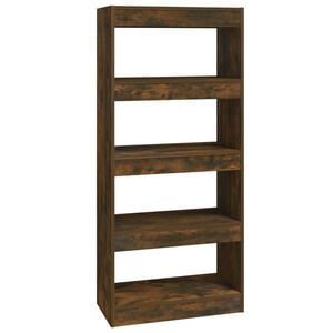 vidaXL Book Cabinet | Smoked Oak | Engineered Wood | Standard | Book Cabinet