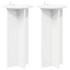 vidaXL Plant Stand 2 pcs White &Oslash;29.5 x 60 cm Engineered Wood