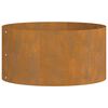 vidaXL Garden 5 pcs Brown 40 x 40 x 20 cm Corten steel