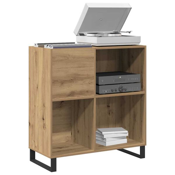 vidaXL Record Cabinet Artisan oak 85 x 38 x 89 cm Engineered Wood