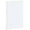 vidaXL Dishwasher Panel Kalmar High Gloss White 45x1.5x67 cm Engineered Wood