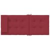vidaXL Highback Chair Cushions 6 pcs Wine Red Oxford Fabric