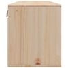 vidaXL Wall Cabinet 100x30x35 cm Solid Wood Pine