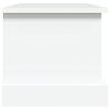 vidaXL Storage Box White 50x30x28 cm Engineered Wood