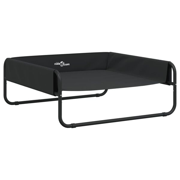 vidaXL Elevated Dog Bed Anthracite Oxford Fabric and Steel