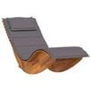 vidaXL Sun Lounger 2 pcs Brown 60 x 154 x 74cm Solid Acacia wood